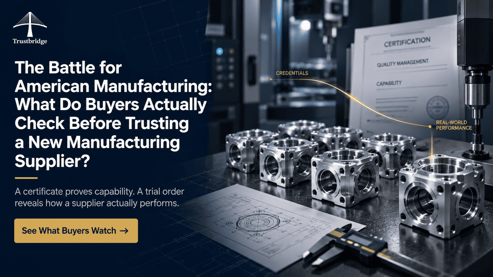 How to Evaluate a New Manufacturing Supplier When There Is No Track Record Yet